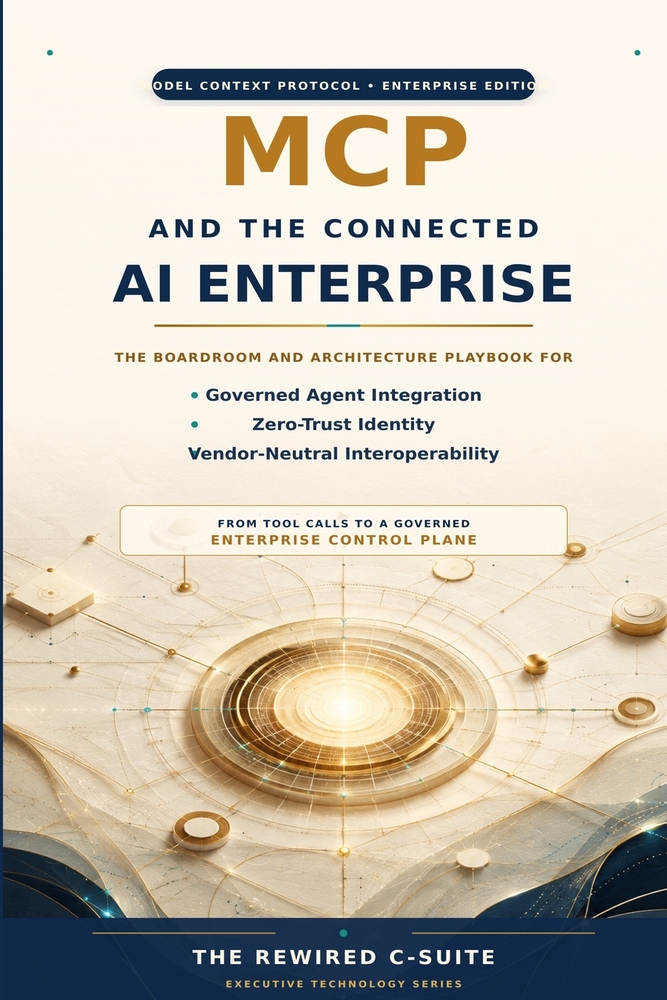 MCP and the Connected AI Enterprise: The Boardroom and Architecture Playbook for Governed Agent Integration, Zero-Trust Identity, and Vendor-Neutral I cover