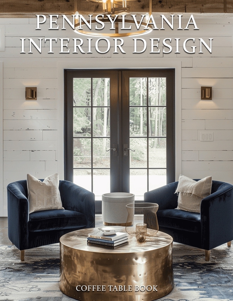 Pennsylvania Interior Design Coffee Table Book: A Visual Journey Through Pennsylvania's Most Beautiful Homes, Historic Estates, and Contemporary Inter cover