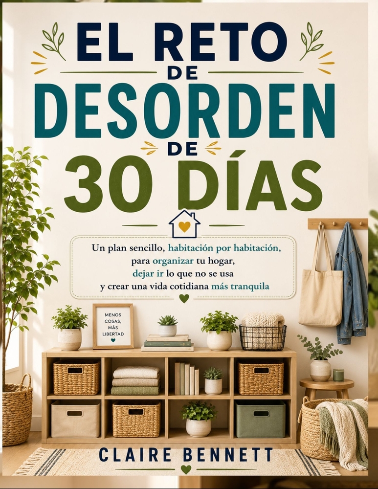 El Reto de Desorden de 30 Días: Un plan sencillo habitación por habitación para organizar tu hogar, dejar ir lo que no se usa y crear una vida cotidia cover