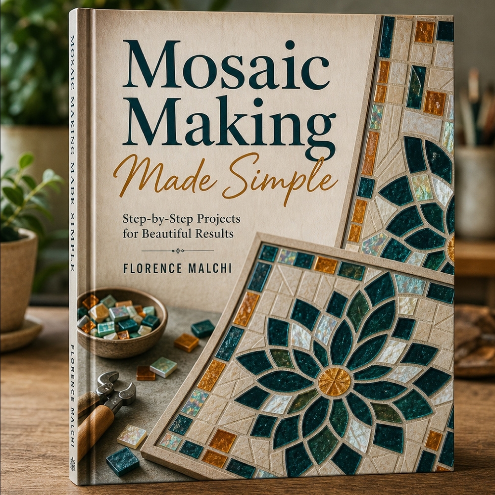 Mosaic Making Made Simple: A Step-by-Step Guide to Crafting Beautiful Mosaic Art for Beginners and Beyond cover