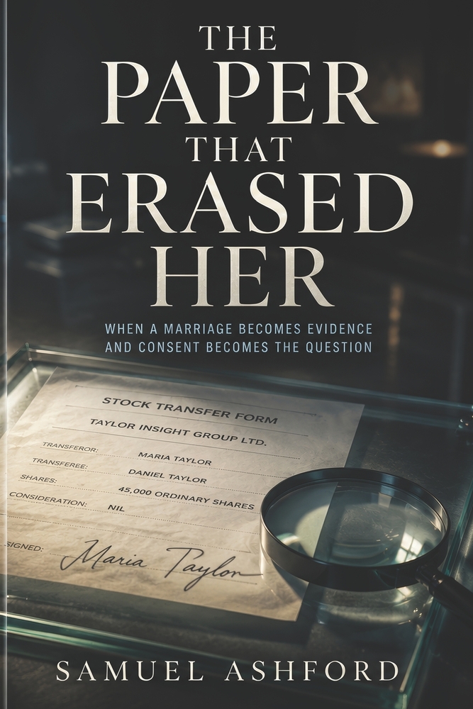 The Paper That Erased Her: When a Marriage Becomes Evidence and Consent Becomes the Question, Book Two cover