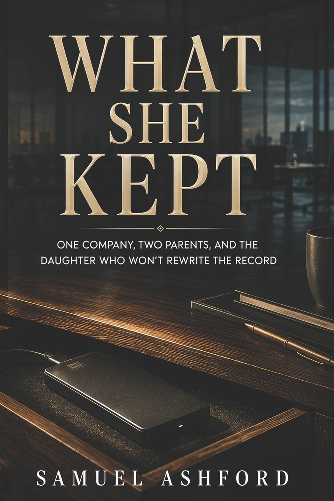 What She Kept: One Company, Two Parents, and the Daughter Who Won't Rewrite the Record, Book Three cover