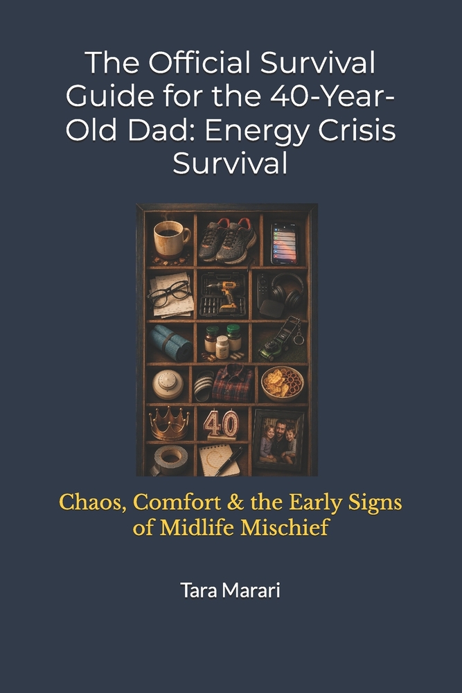 The Official Survival Guide for the 40-Year-Old Dad: Energy Crisis Survival: Chaos, Comfort & the Early Signs of Midlife Mischief cover