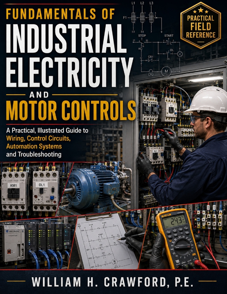 Fundamentals of Industrial Electricity Motor Controls: A Practical, Illustrated Guide to Wiring, Control Circuits, Automation Systems and Troubleshoot cover