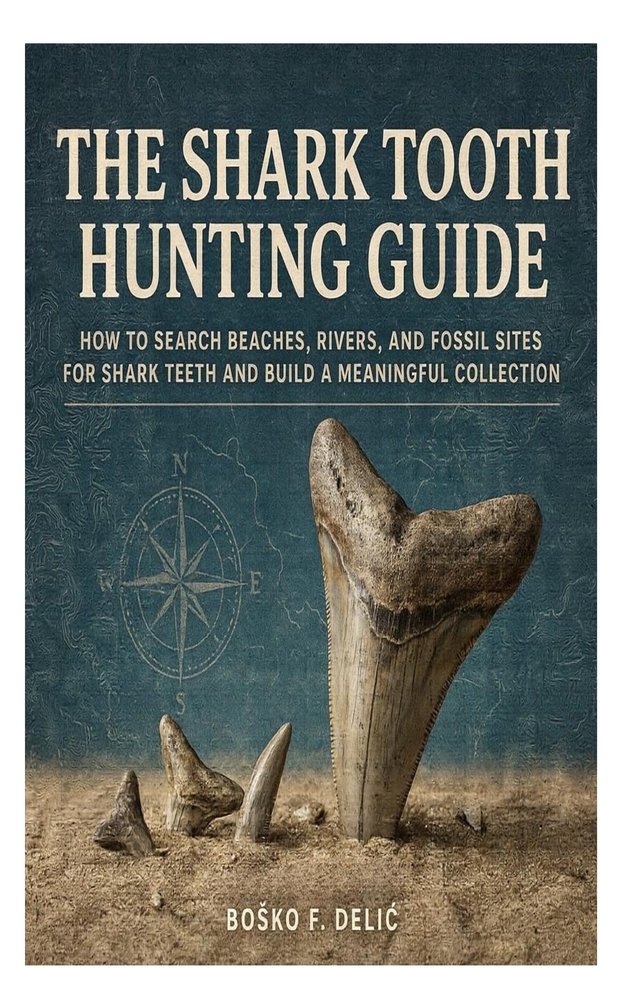 The Shark Tooth Hunting Guide: How to Search Beaches, Rivers, and Fossil Sites for Shark Teeth and Build a Meaningful Collection cover
