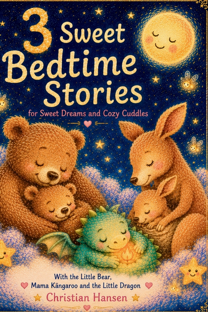 3 Sweet Bedtime Stories: For Sweet Dreams and Cozy Cuddles cover
