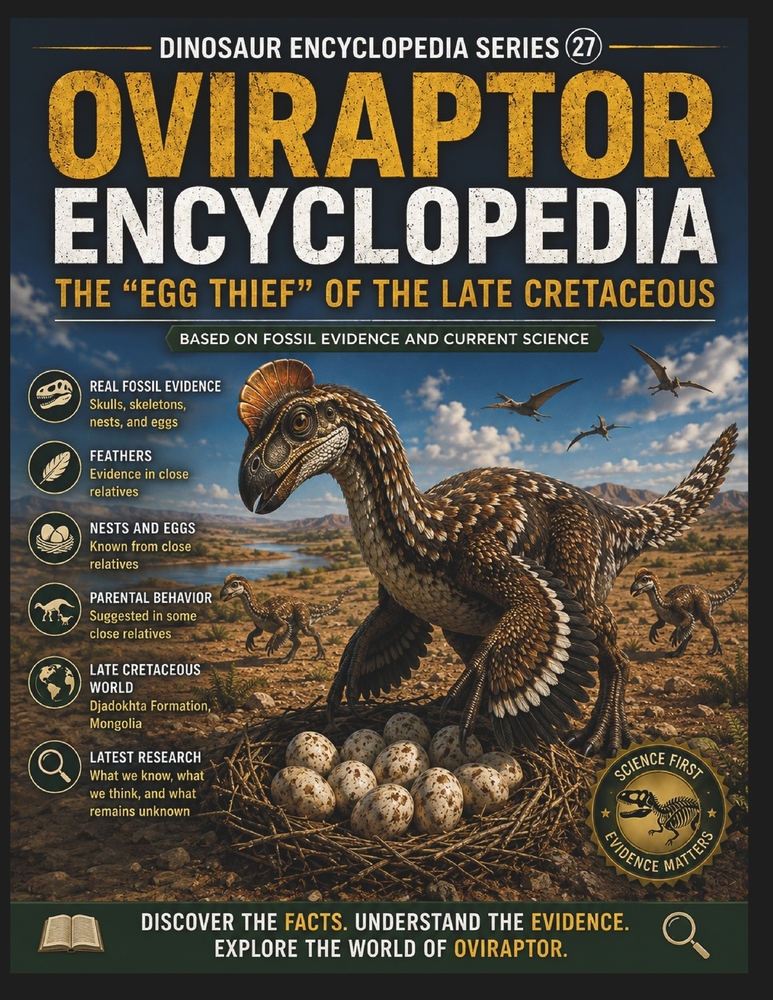 Dinosaur Encyclopedia Series Vol.27 Oviraptor Encyclopedia: 2．Subtitle The "Egg Thief" of the Late Cretaceous-Explored Through Fossil Evidence cover