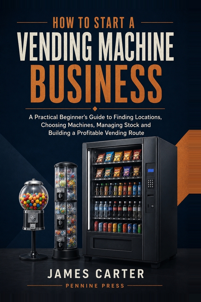 How to Start a Vending Machine Business: A Practical Beginner's Guide to Finding Locations, Choosing Machines, Managing Stock and Building a Profitabl cover