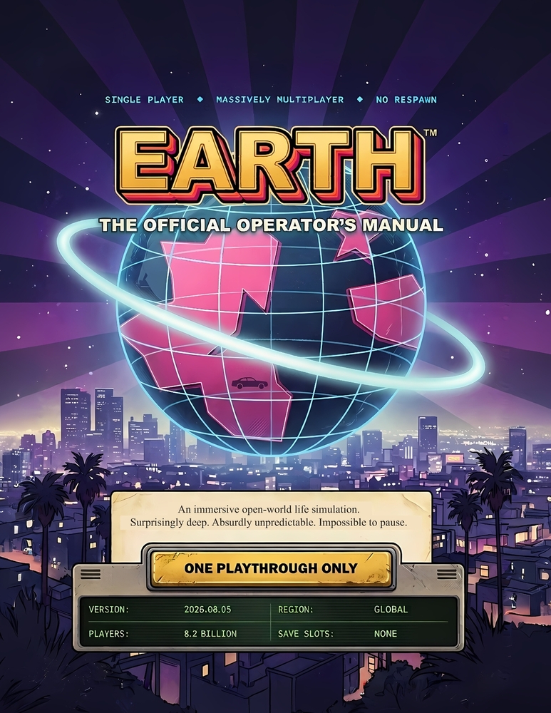 Earth (the game): The Official Operator's Manual cover