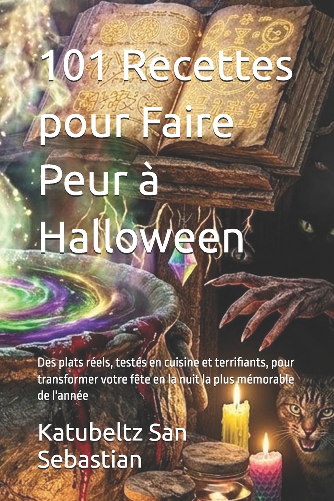 101 Recettes pour vous Faire Peur à Halloween: Des plats réels, testés en cuisine et terrifiants, pour transformer votre fête en la nuit la plus mémor cover