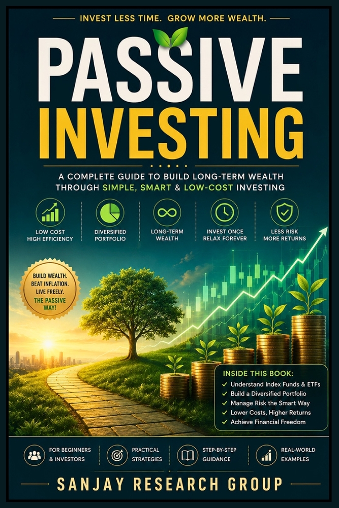 Passive Investing: A Complete Guide to Build Long Term Wealth through Simple Smart & Low Cost Investing cover