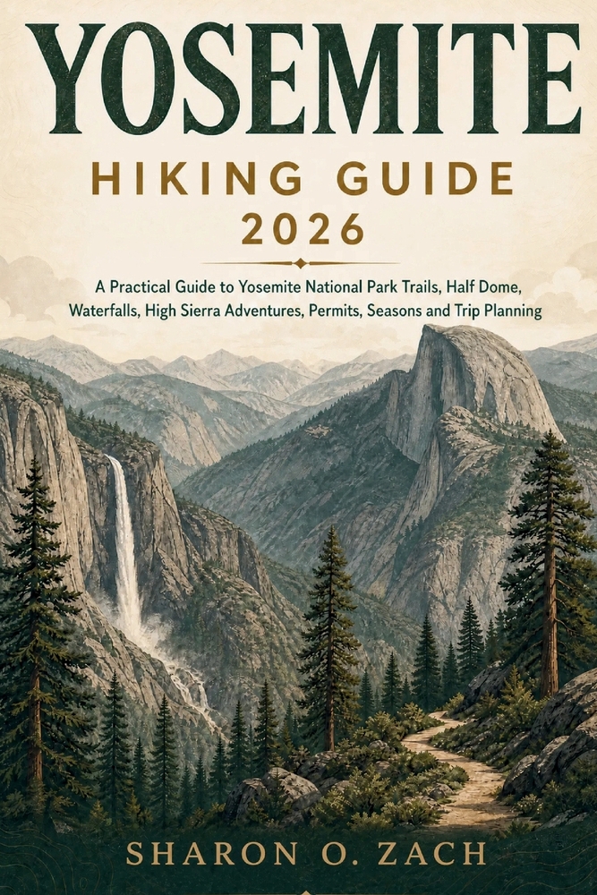 Yosemite Hiking Guide 2026: A Practical Guide to Yosemite National Park Trails, Half Dome, Waterfalls, High Sierra Adventures, Permits, Seasons and Tr cover