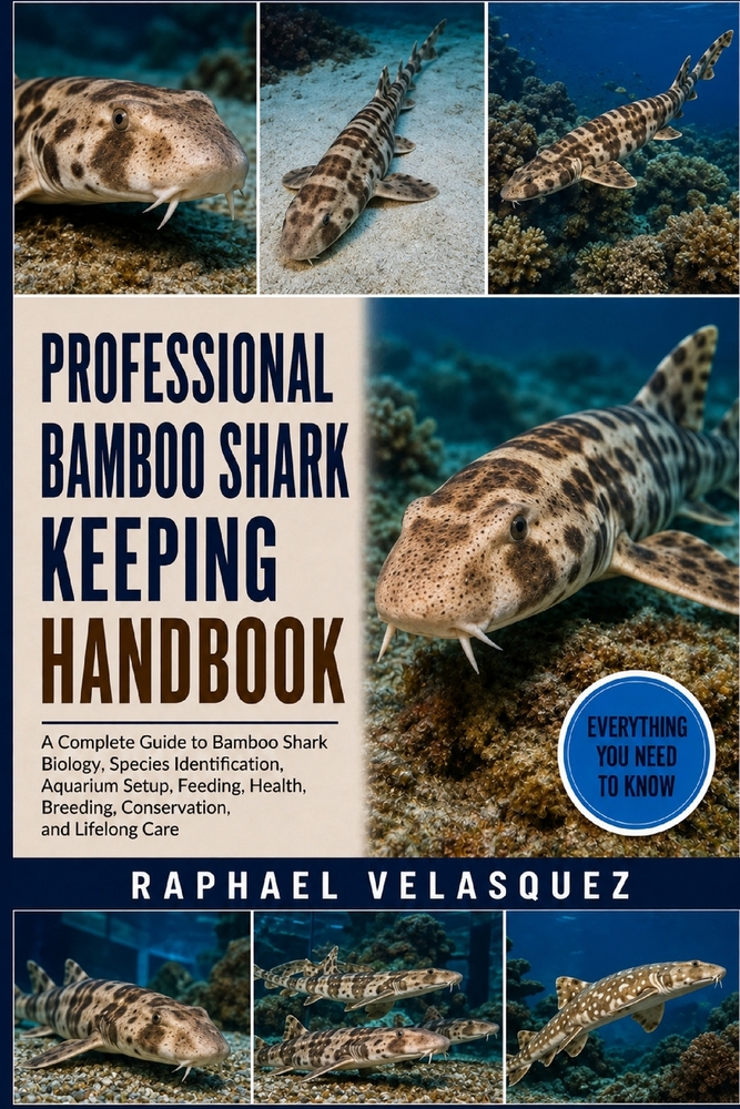 Professional Bamboo Shark Keeping Handbook: A Complete Guide to Bamboo Shark Biology, Species Identification, Aquarium Setup, Feeding, Health, Breedin cover