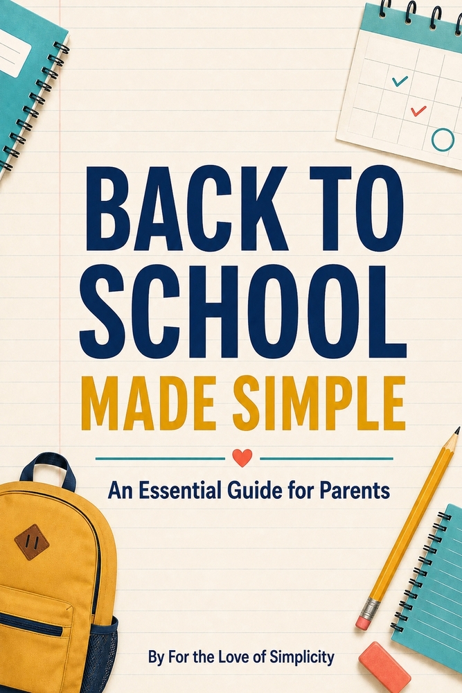 Back to School Made Simple: An Essential Guide for Parents cover