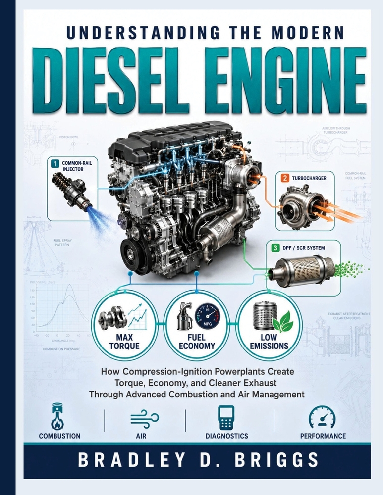 Understanding the Modern Diesel Engine: How Compression-Ignition Powerplants Create Torque, Economy, and Cleaner Exhaust Through Advanced Combustion a cover