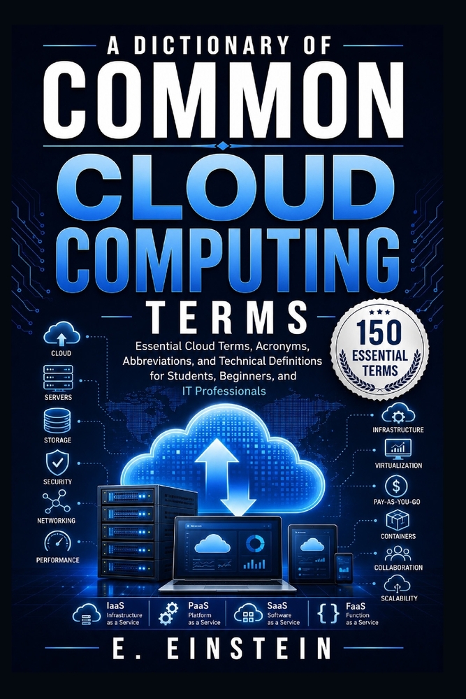 A Dictionary of Common Cloud Computing Terms: Essential Cloud Terms, Acronyms, Abbreviations, and Technical Definitions for Students, Beginners, and I cover