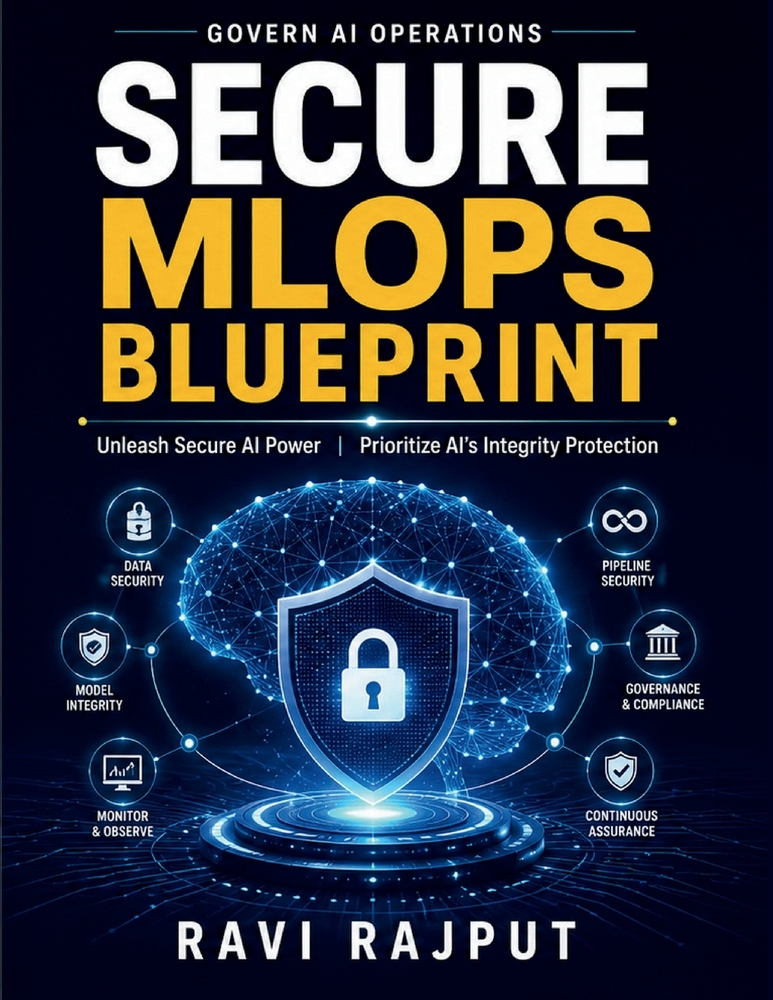 Secure MLOps Blueprint: Ethical AI Governance Real-Time AI Protection AI Compliance Framework AI Security Innovations AI Deployment Challenges cover