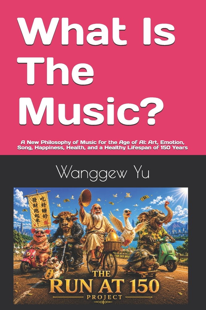 What Is The Music?: A New Philosophy of Music for the Age of AI: Art, Emotion, Song, Happiness, Health, and a Healthy Lifespan of 150 Years cover