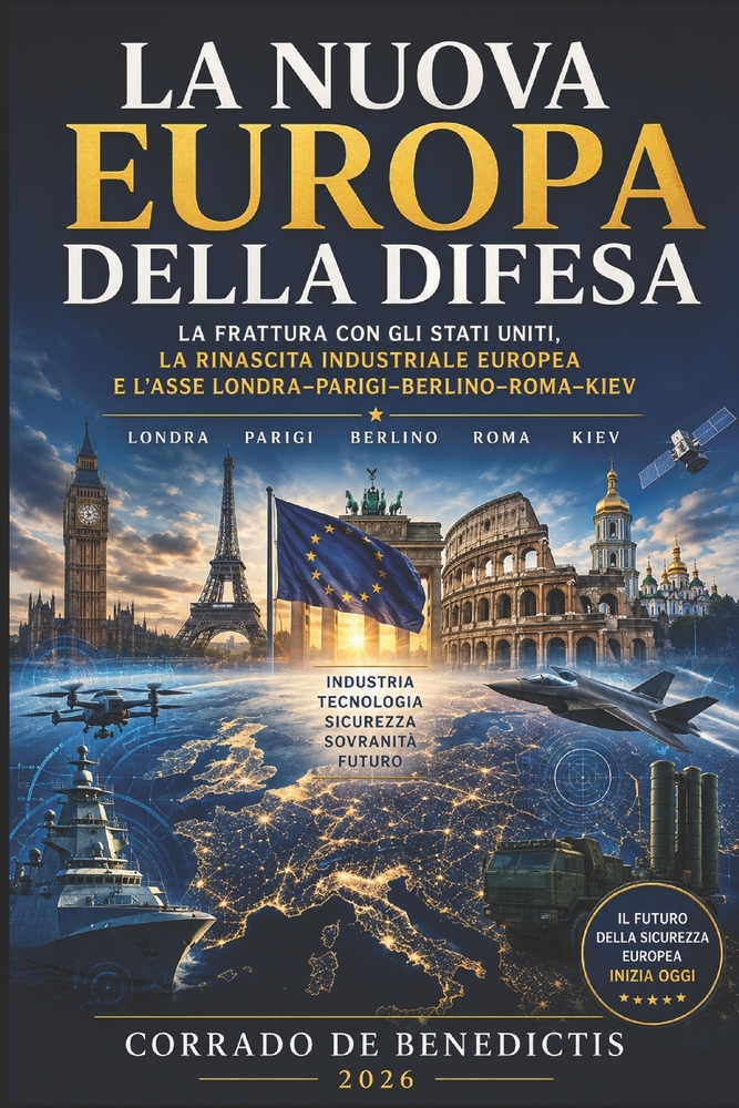 La Nuova Europa Della Difesa: La frattura con gli Stati Uniti, la rinascita industriale europea e l'asse Londra-Parigi-Berlino-Roma-Kiev cover