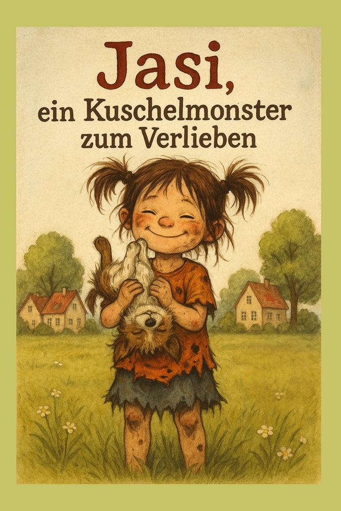 Jasi, ein Kuschelmonster zum Verlieben: Band 1 - Eine liebevolle Kindheitsgeschichte voller Tiere und Abenteuer aus einem kleinen Dorf am Bach cover