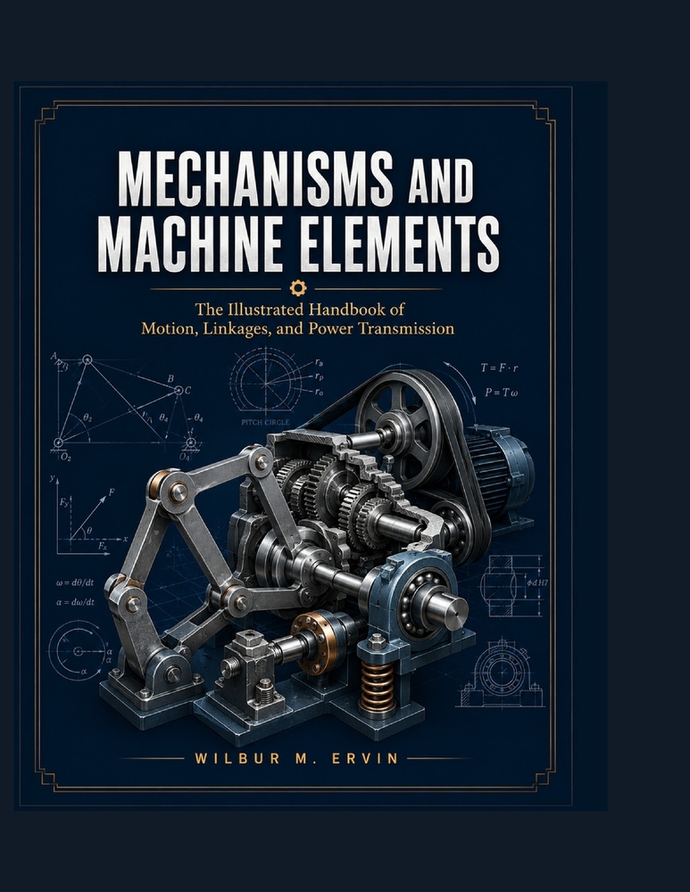 Mechanisms and Machine Elements: The Illustrated Handbook of Motion, Linkages, and Power Transmission cover