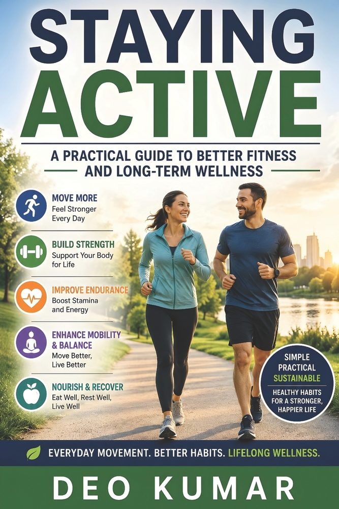 Staying Active: A Practical Guide to Better Fitness and Long-Term Wellness cover