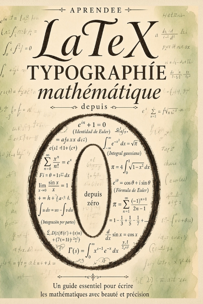Typographie mathématique et LaTeX: depuis zéro cover