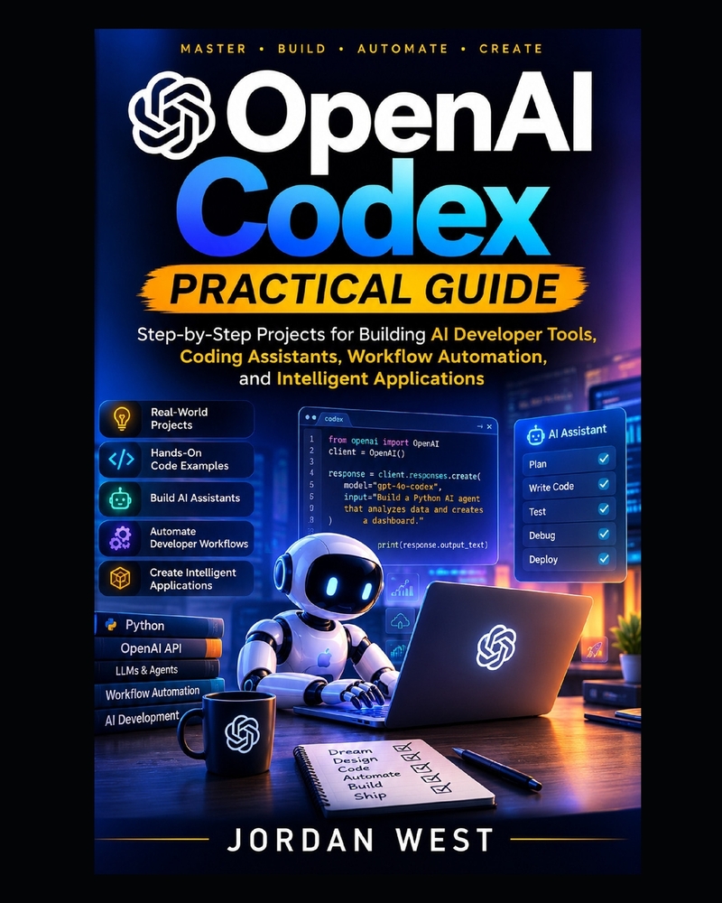 OpenAI Codex Practical Guide: Step-by-Step Projects for Building AI Developer Tools, Coding Assistants, Workflow Automation, and Intelligent Applicati cover