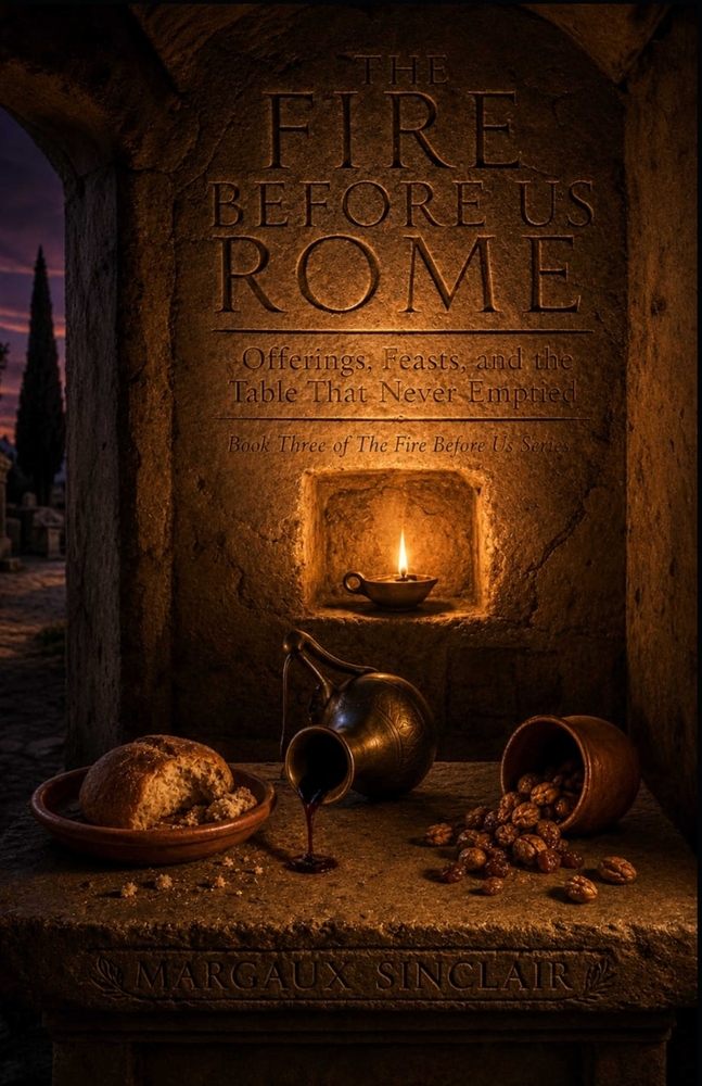 The Fire Before Us: ROME: Offerings, Feasts, and the Table That Never Emptied Book Three of The Fire Before Us Series cover