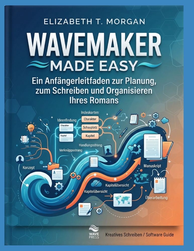 WaveMaker Made Easy: Guide pour débutants afin de planifier, écrire et organiser votre roman cover