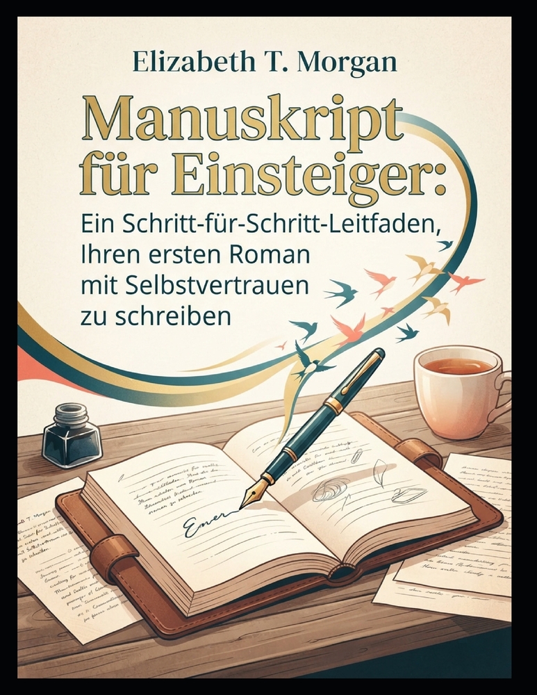 Manuskript für Anfänger: Ein Schritt-für-Schritt-Leitfaden, um Ihren ersten Roman mit Selbstvertrauen zu schreiben cover