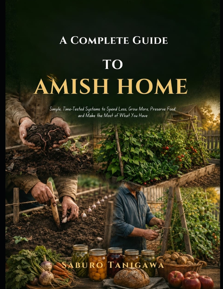 A Complete Guide to Amish Home Savings: Simple, Time-Tested Systems to Spend Less, Grow More, Preserve Food, and Make the Most of What You Have cover