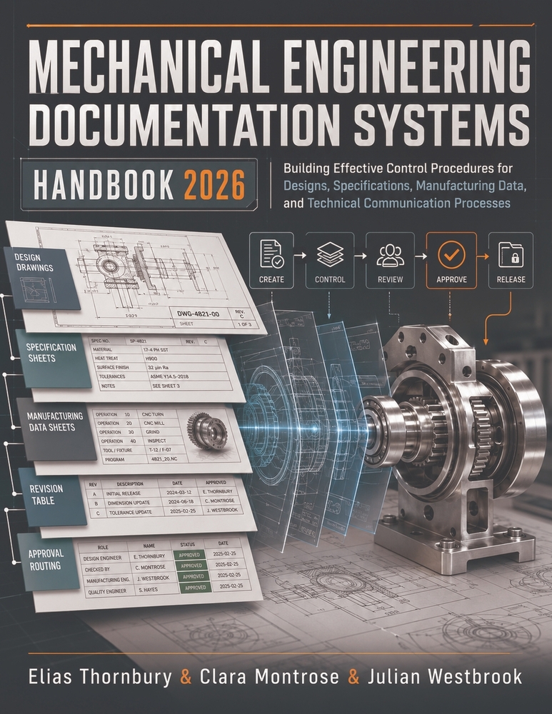 Mechanical Engineering Documentation Systems Handbook 2026: Building Effective Control Procedures for Designs, Specifications, Manufacturing Data, and cover