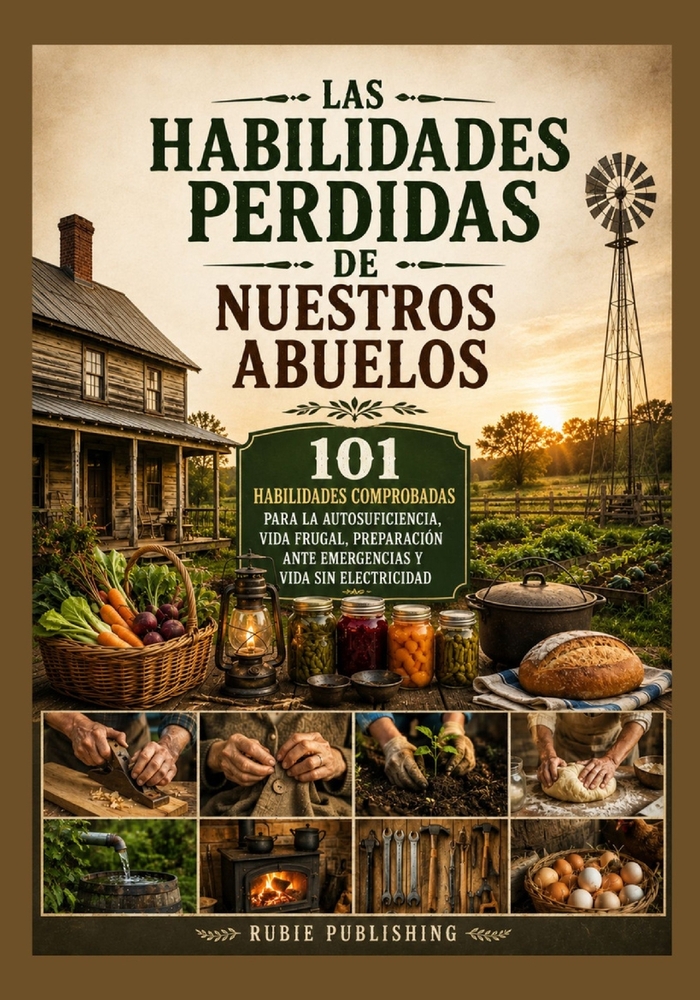 Las Habilidades Perdidas de Nuestros Abuelos: 101 habilidades comprobadas para la autosuficiencia, vida frugal, preparación ante emergencias y vida si cover