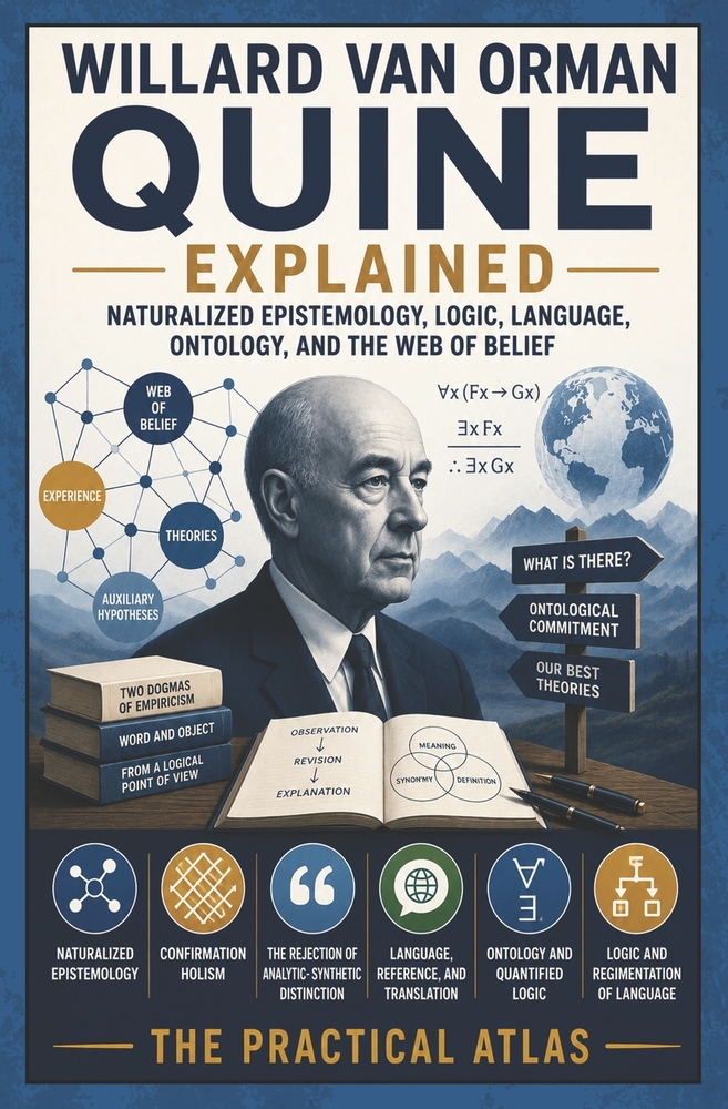 Willard Van Orman Quine Explained: Naturalized Epistemology, Logic, Language, Ontology, and the Web of Belief cover