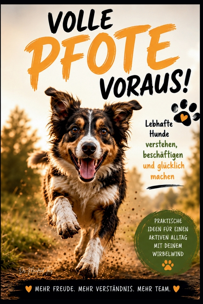 Volle Pfote Voraus!: Lebhafte Hunde verstehen, beschäftigen und glücklich machen cover