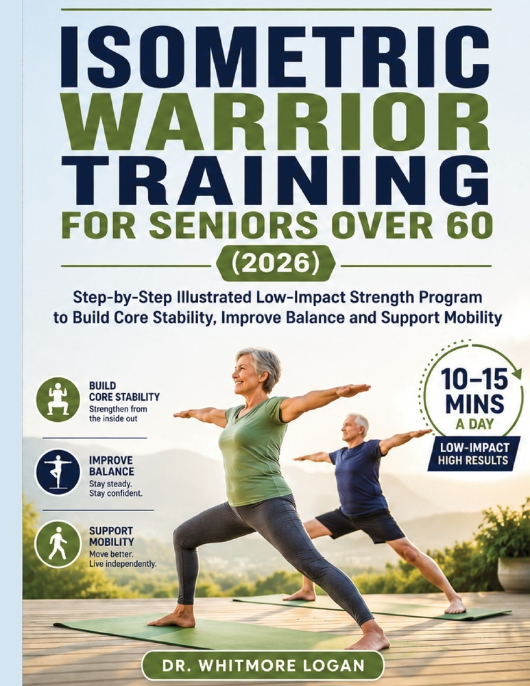 Isometric Warrior Training for Seniors Over 60 (2026): Step-by-Step Illustrated Low-Impact Strength Program to Build Core Stability, Improve Balance a cover