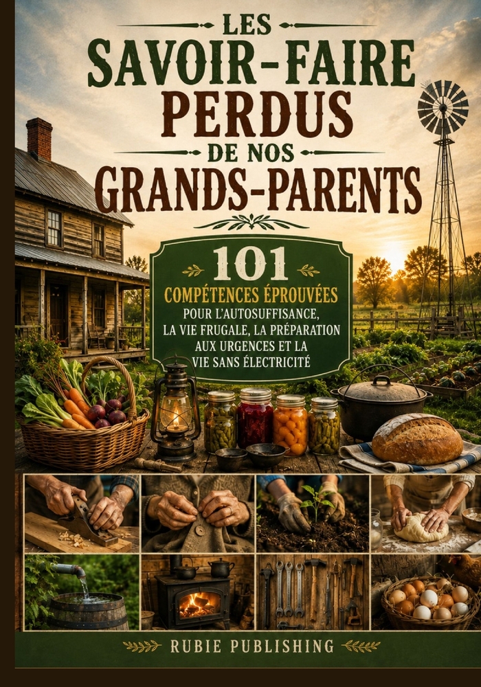 Les savoir-faire perdus de nos grands-parents: 101 compétences éprouvées pour l'autosuffisance, la vie frugale, la préparation aux urgences et la vie cover