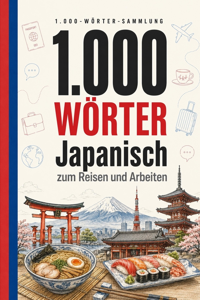 1.000 Wörter Japanisch: zum Reisen und Arbeiten cover