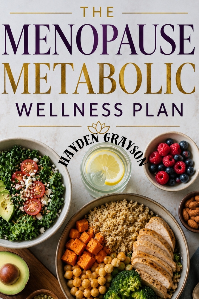 The Menopause Metabolic Wellness Plan: A 12-Week Nutrition, Movement, and Lifestyle Guide for Women Over 40 Who Want Steady Energy, Real Strength, Res cover
