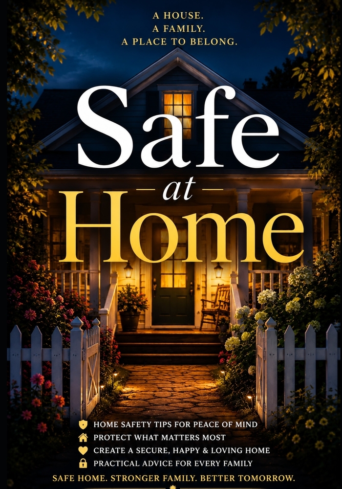 Safe at Home: A Gripping Psychological Thriller of Family Secrets, Hidden Danger, and a Home That Isn't Safe cover