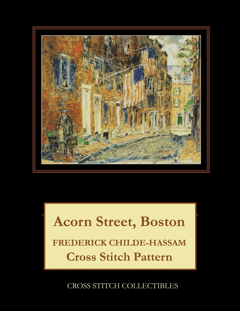 Acorn Street, Boston: Frederick Childe-Hassam Cross Stitch Pattern cover