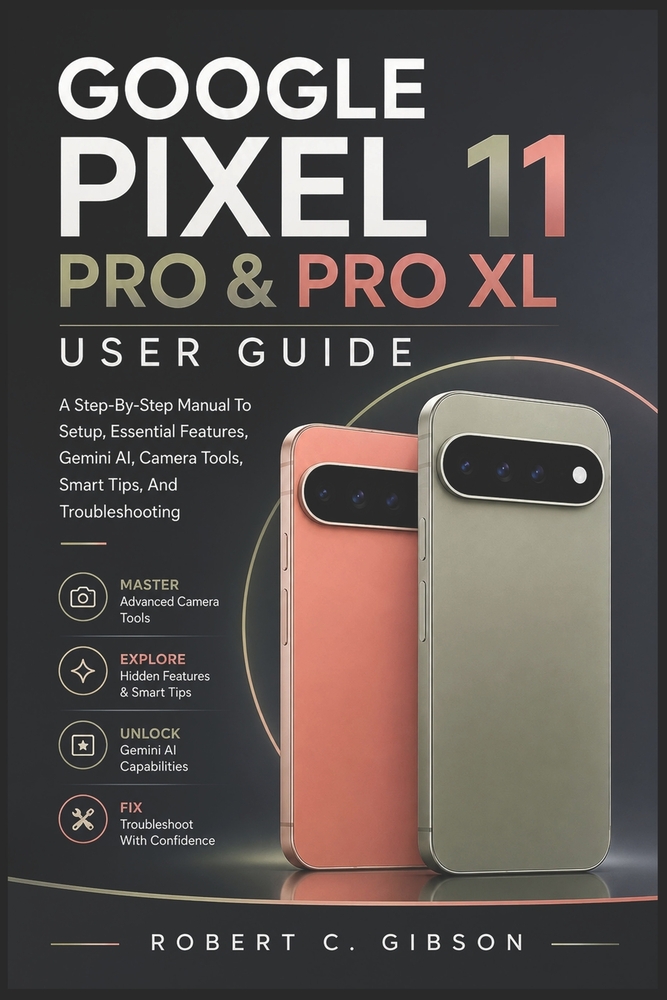 Google Pixel 11 Pro & Pro XL User Guide: A Step-By-Step Manual To Setup, Essential Features, Gemini AI, Camera Tools, Smart Tips, And Troubleshooting cover