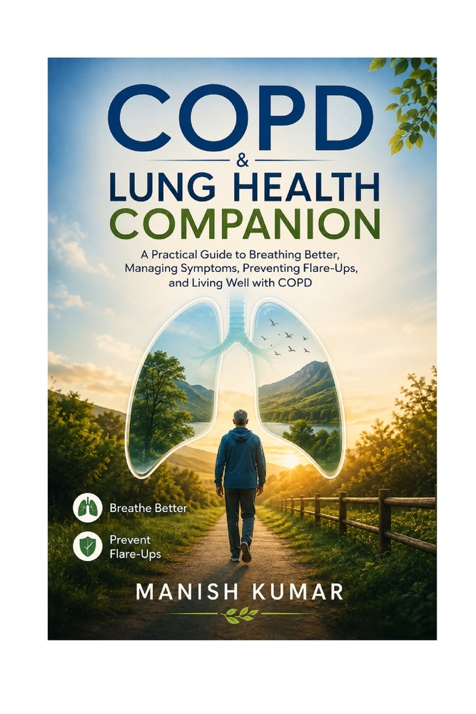 COPD & Lung Health Companion: A Practical Guide to Breathing Better, Managing Symptoms, Preventing Flare-Ups, and Living Well with COPD cover