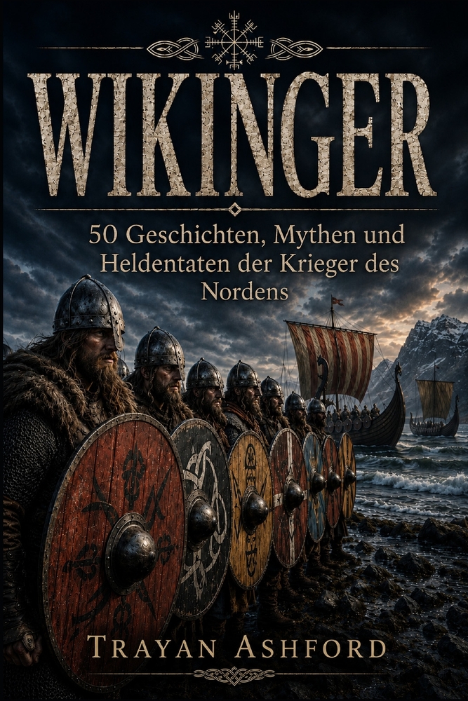 Wikinger: 50 Geschichten, Mythen und Heldentaten der Krieger des Nordens cover
