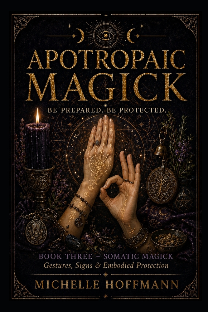 Apotropaic Magic - Be Prepared. Be Protected: BOOK THREE SOMATIC MAGICK Gestures, Signs & Embodied Protection cover