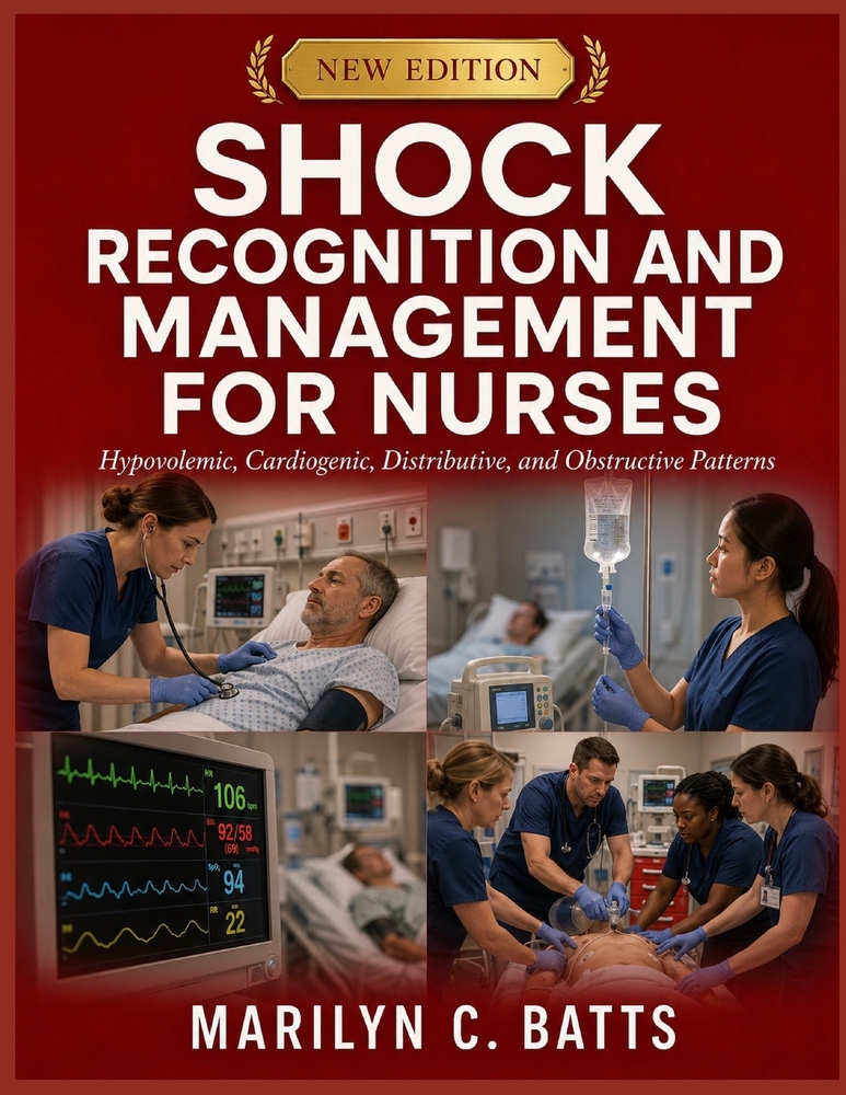 Shock Recognition and Management for Nurses: Hypovolemic, Cardiogenic, Distributive, and Obstructive Patterns cover