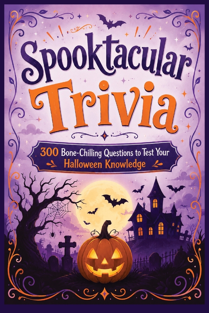 Spooktacular Trivia: 300 Bone-Chilling Questions to Test Your Halloween Knowledge cover