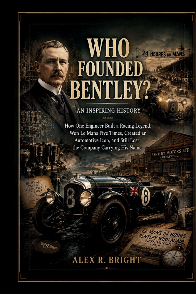 Who Founded Bentley? an Inspiring History: How One Engineer Built a Racing Legend, Won Le Mans Five Times, Created an Automotive Icon, and Still Lost cover