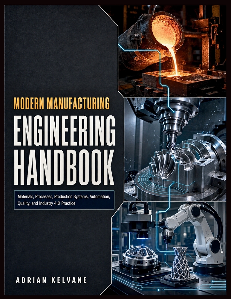 Modern Manufacturing Engineering Handbook: Materials, Processes, Production Systems, Automation, Quality, and Industry 4.0 Practice cover